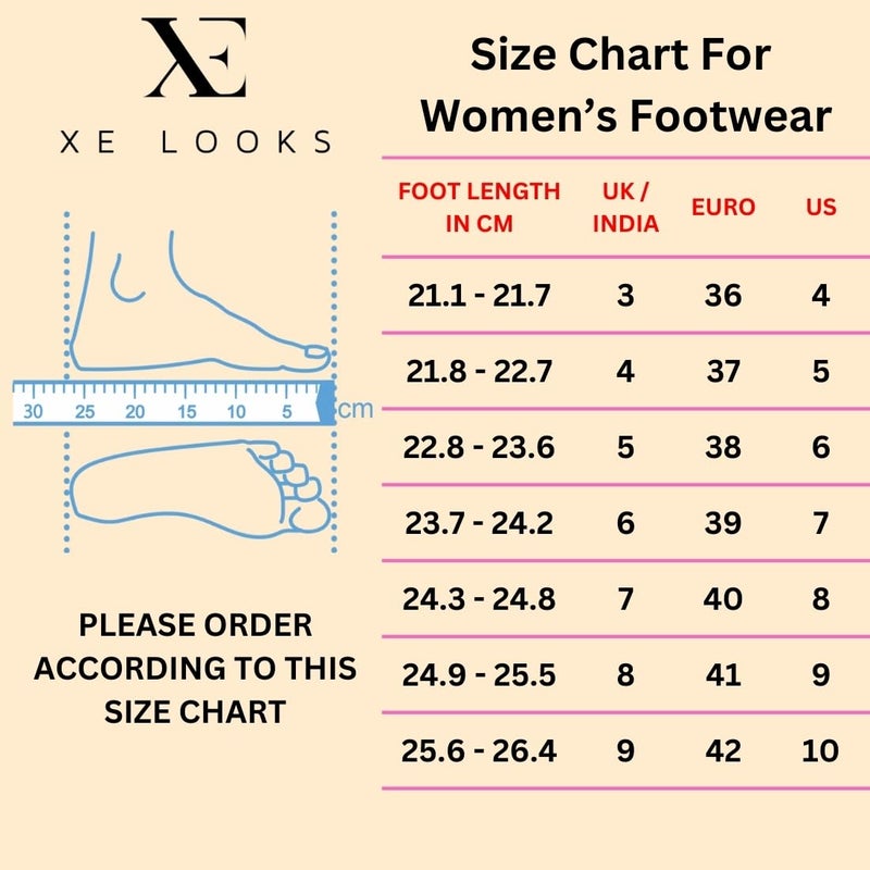 XE Looks Women's Loafers | Sleek Closed-Toe Bellies | Comfortable Slip-On Shoes for Women & Girls - Image 3